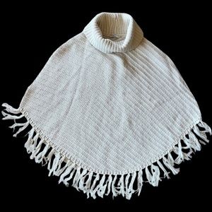 Turtle neck Poncho 100% Acrylic